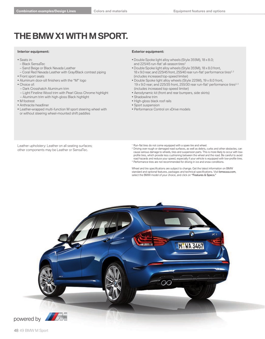 2015 BMW X1 Brochure Page 42
